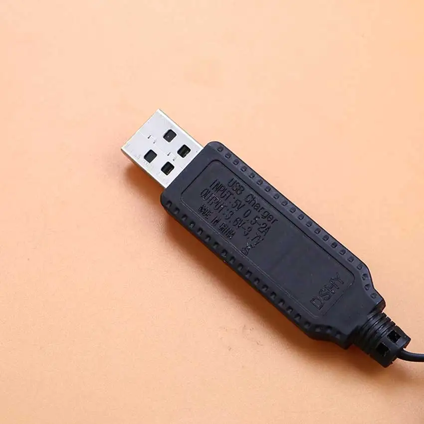 3.7V 리튬 배터리 충전 와이어 용 USB 충전기 케이블 MX2.0 PH2.0 XH2.54 SM2.54 RC 자동차 항공기 예비 부품 RC 쿼드 콥터 장난감 썸네일 3