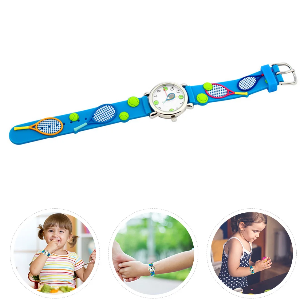 ساعة كرتونية جميلة ثلاثية الأبعاد كوارتز ساعة يد بحزام قابل للتعديل هدية عيد ميلاد ساعة كرتونية قابلة للهدايا