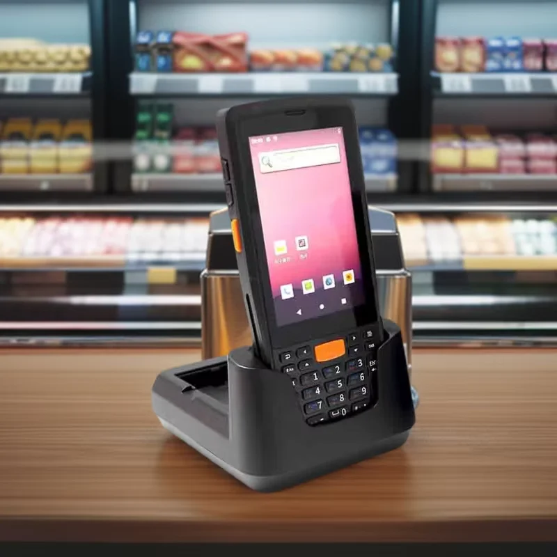 Android 11 PDA Handheld Device 4G RAM 64G ROM 4.0 Inch Screen NFC 2D Barcode Scanner Affordable Logistic Mobile Computer