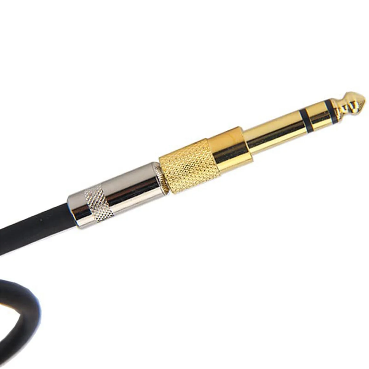 Adattatore ABMO da un quarto di pollice, spina jack per cuffie da 6,35 mm (1/4 di pollice) maschio a 3,5 mm (1/8 di pollice) femmina, confezione da 18 oro