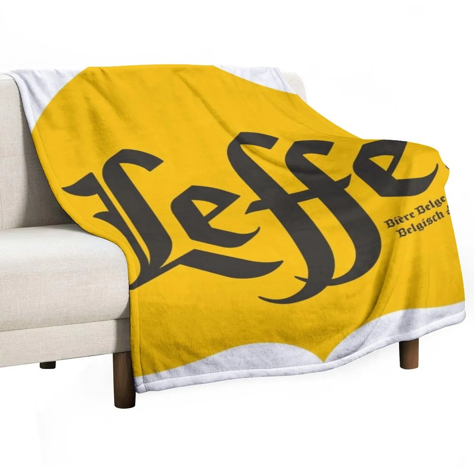 

leffe beer belgisch Throw Blanket For Sofa Thin Bed linens Plaid on the sofa Luxury Blankets