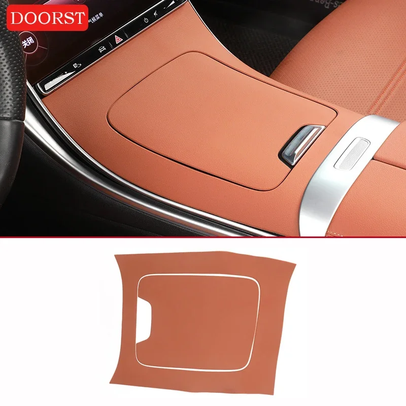 For Mercedes Benz C GLC CLE Class W206 X254 Car Center Console Silicone Panel Cover Trim Frame Interior Modification Accessories