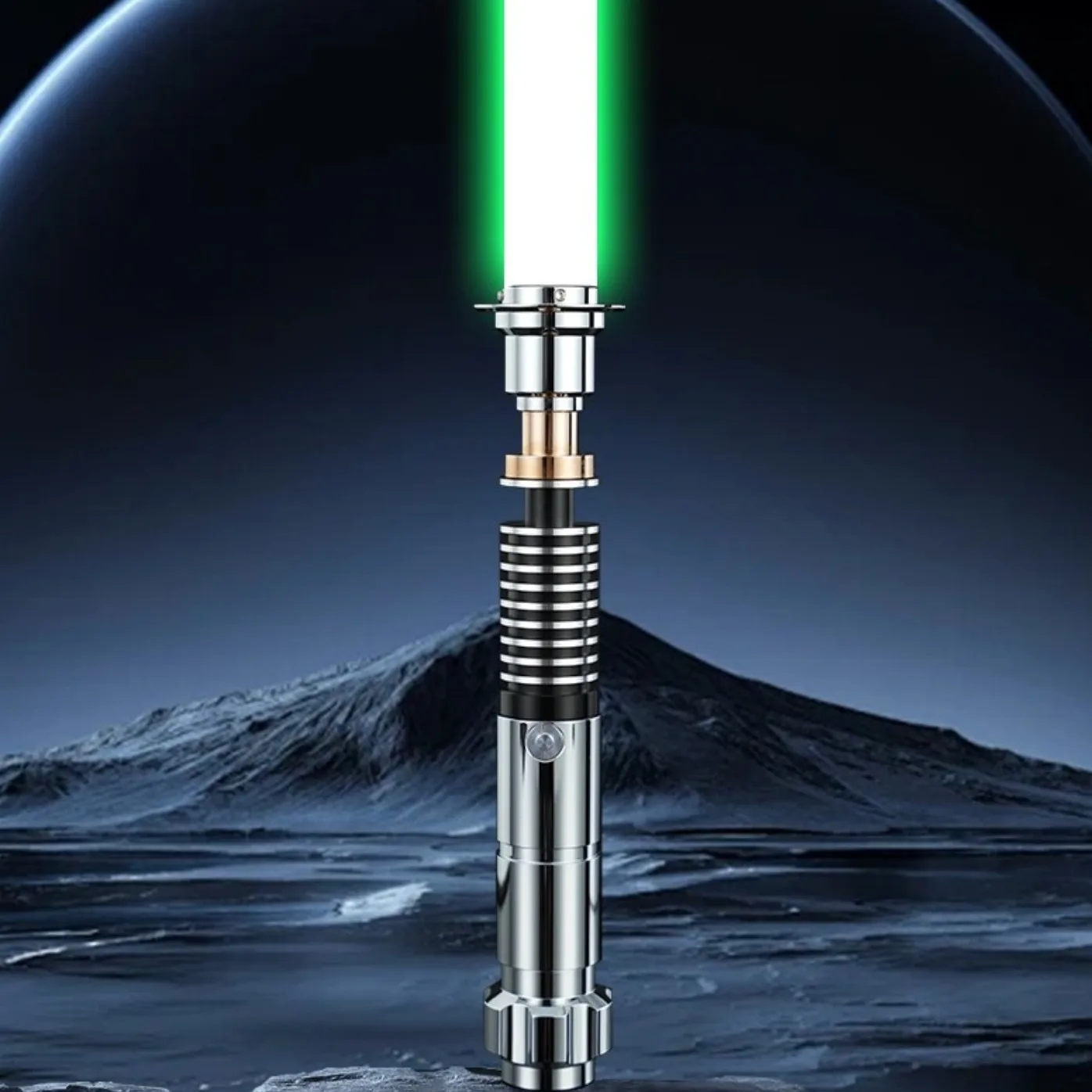 Lightsaber Jedi Neopixel Lightsaber Metal Hilt Heavy Dueling Sensitive Smooth Infinite Changing Hitting Sound JS Light Saber view 2
