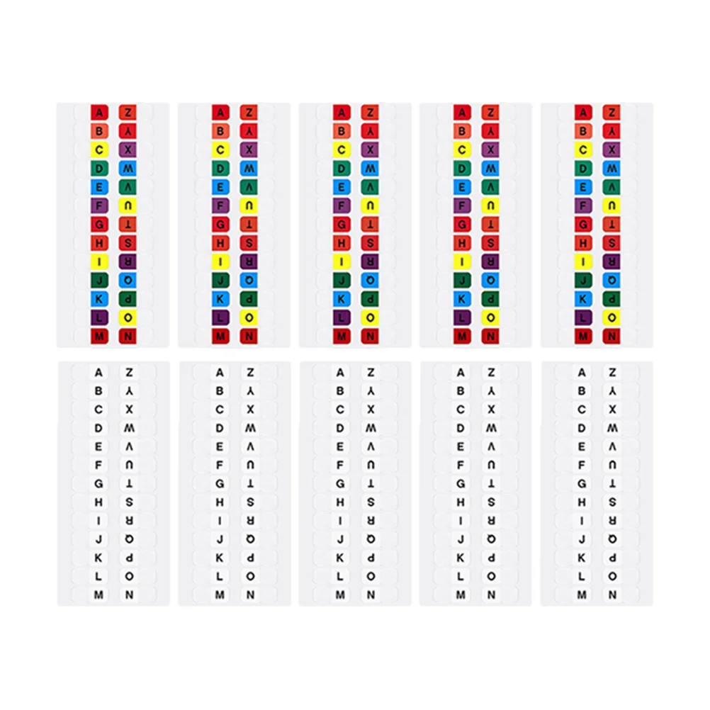 

10 Sheets Index Label Sticky Flags Annotating Supplies Bookmark Tabs Page Markers Colored Reading for Notebooks