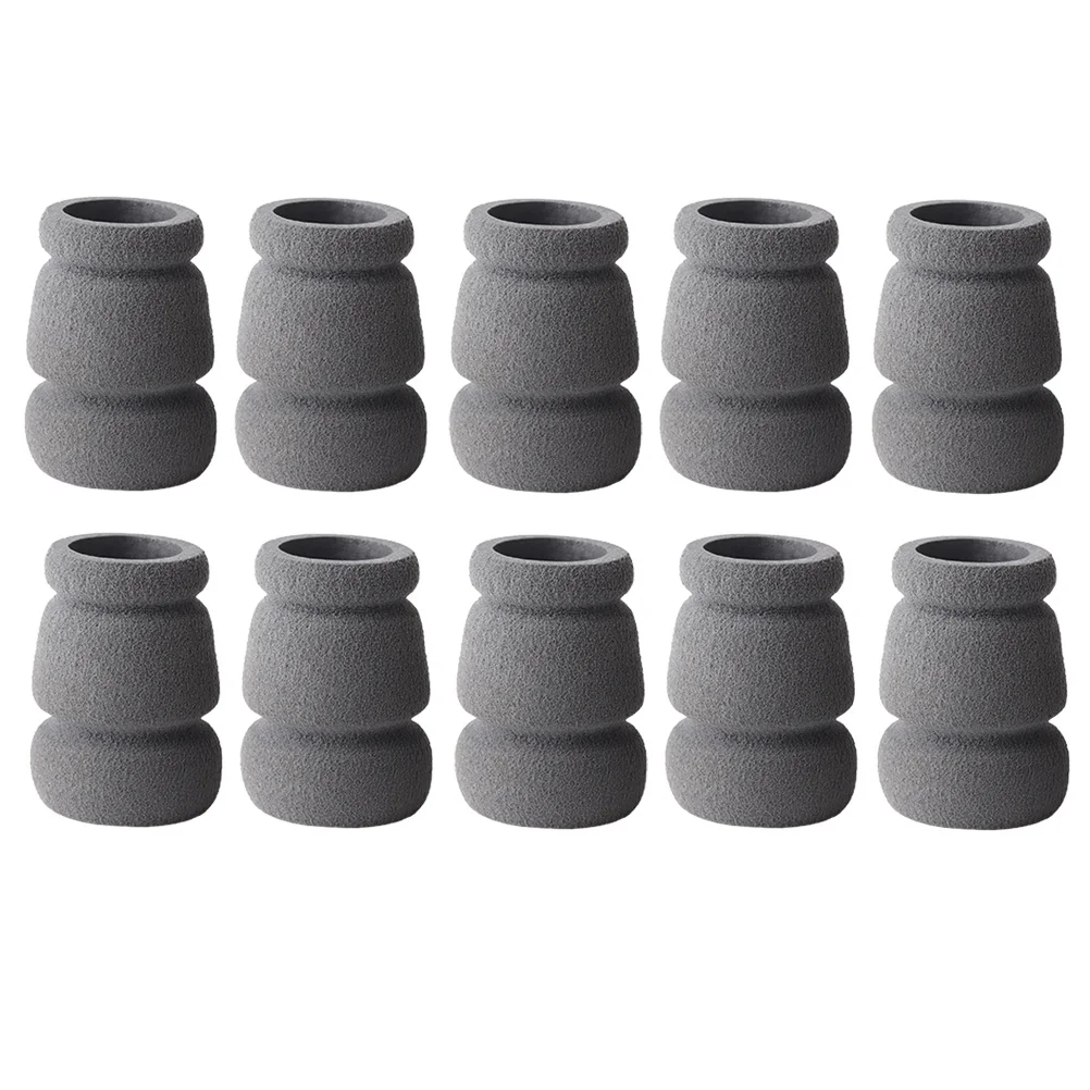 

10Pcs Machine Handle Cover Anti-Shock Sponge Grip Comfortable Lightweight Flexible for Tattoo Artist Shops Durable Grey 31mm