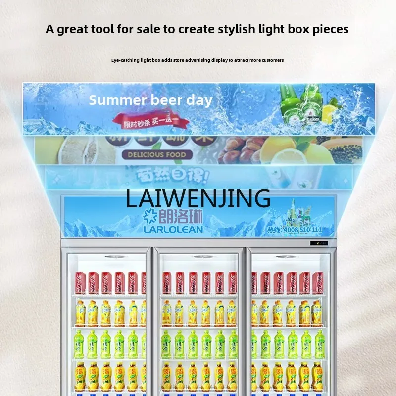 MJY Armadietto per la conservazione della freschezza Frigorifero raffreddato ad aria Congelatore commerciale Minimarket Vetrina refrigerata per vino