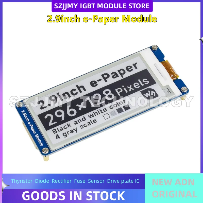 NEW ORIGINAL IN STOCK  Raspberry Pi 4B 2.9-inch ink screen electronic paper display SPI interface supports local refresh