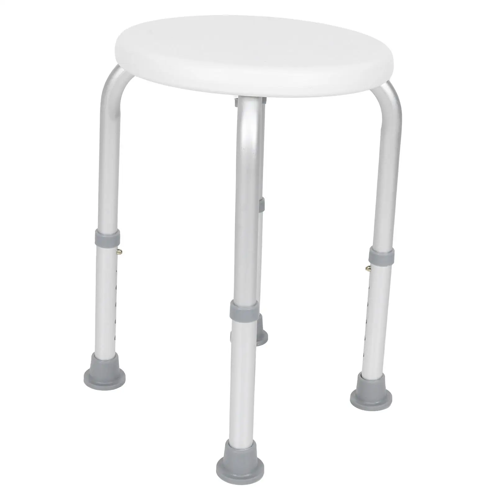Adjustable Round Bath Shower Chair - Non-Slip Stool for elderly & Seniors