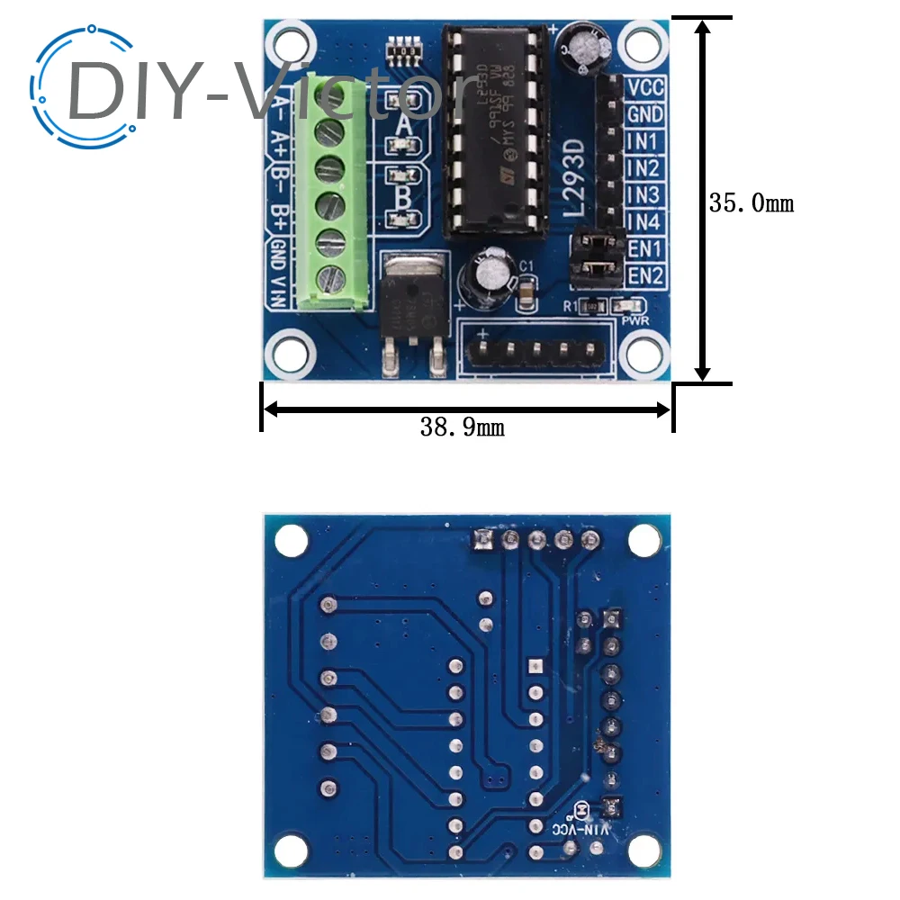 L293 L293D motor control shield motor drive expansion board FOR Arduino motor shield image 6