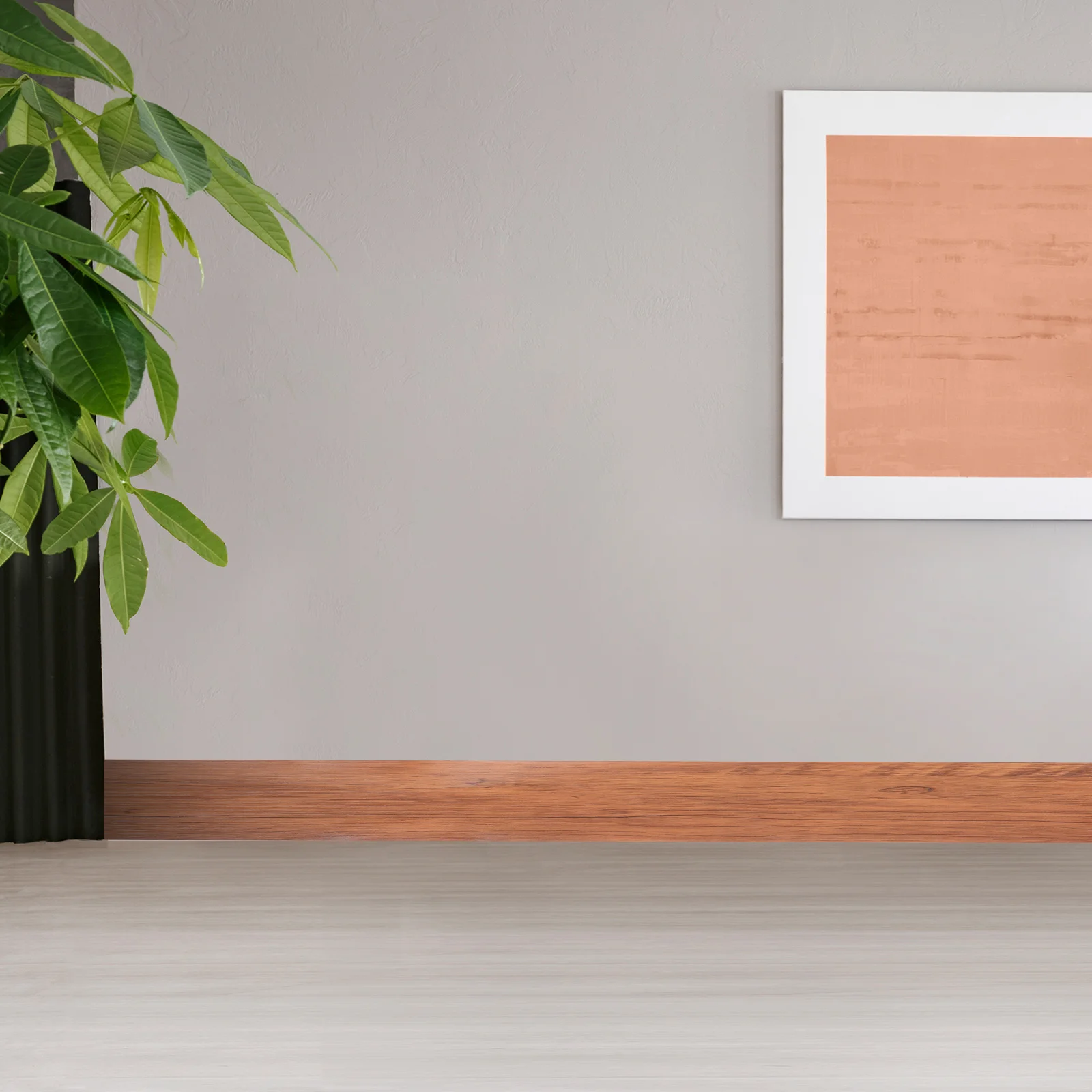 

1pcs Wood Grain Pvc Waterproof Wall Sticker Removable Self-Adhesive Border For Kitchen Bathroom Furniture Light Brown Peel Stick