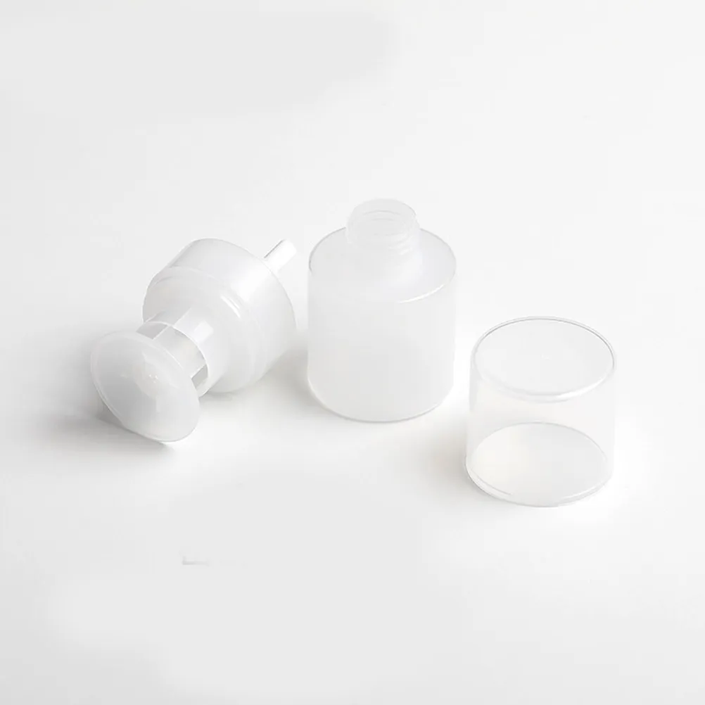 3Pcs Press Dispenser Travel Bottle Set Lightweight Portable Empty Containers for Toner Cleansing Water Lotion Travel Bottle Set