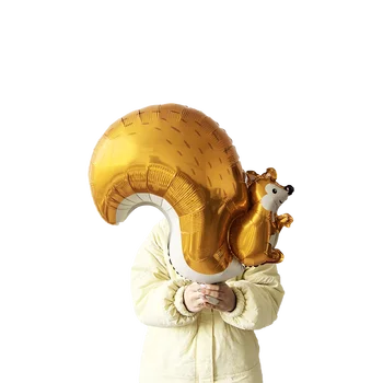 Díkůvzdání kreslený zvířecí stojící balónek veverka fóliový balónek ve tvaru šišky lesní téma miminko narozeninová dekorace na večírek 10 nejlepší prodej Narozeninové dekorace Nemo - №10