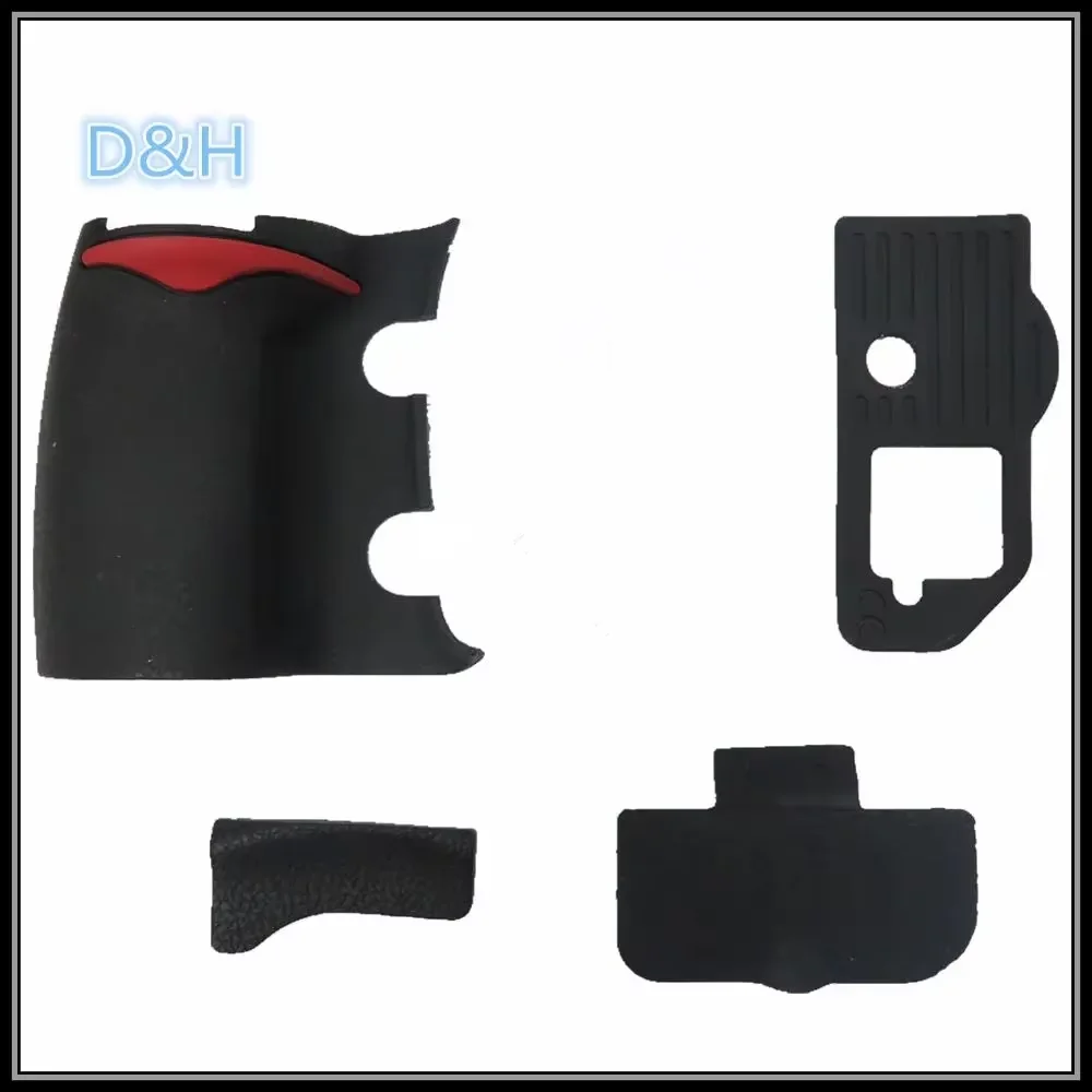 니콘 D300 D300S 카메라 교체 수리 부품용 신형 바디 고무 앞면 커버 및 뒷면 커버 고무 세트