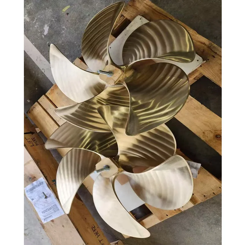 China Supply Cheap Boat 4 Blades Copper Fixed Pitch Marine Propeller 40inch Nickel-aluminum Bronze Propeller