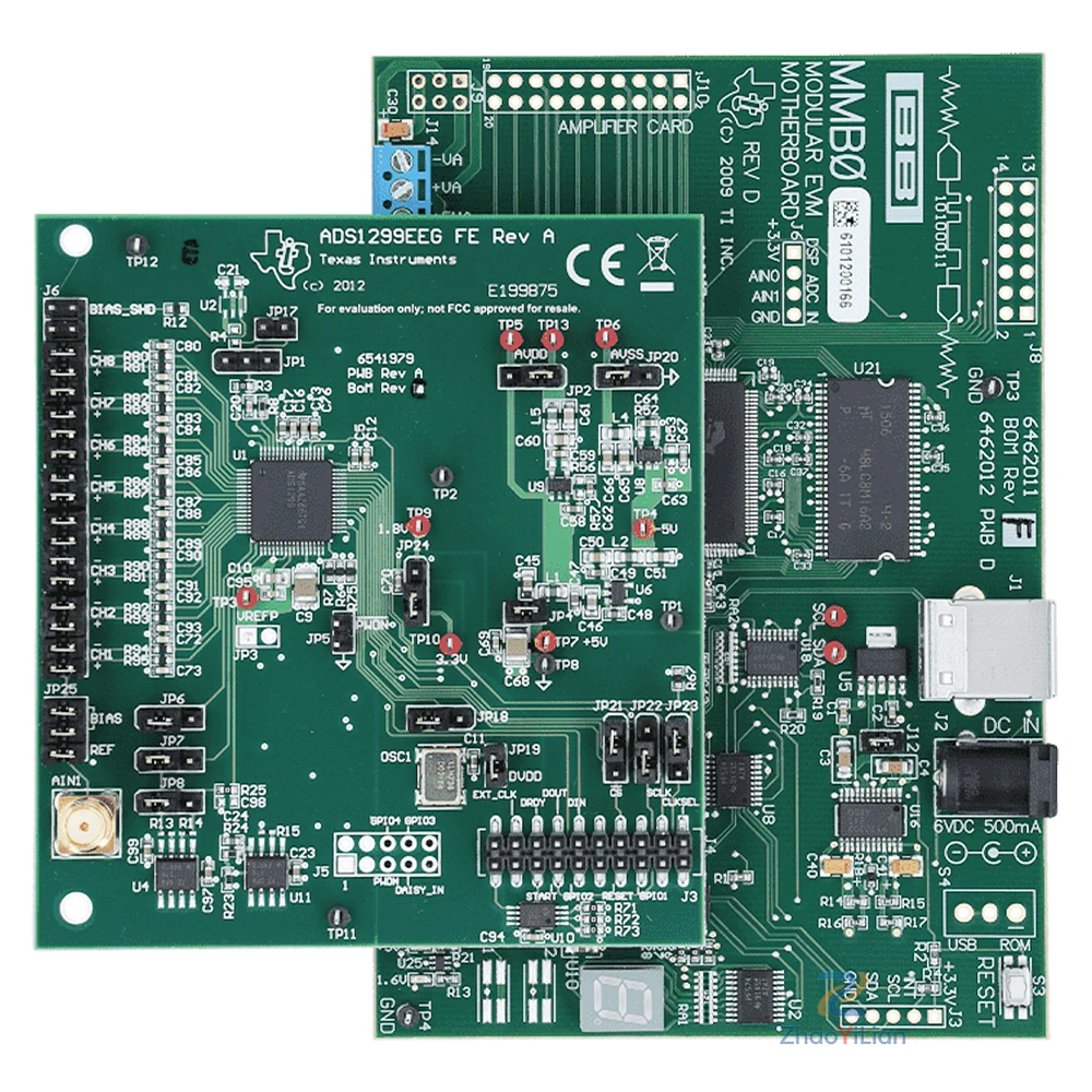 For ADS1299EEGFE PDK TI 8 Channel 24 Bit EEG Biopotential ADC Performance Demonstration Kit