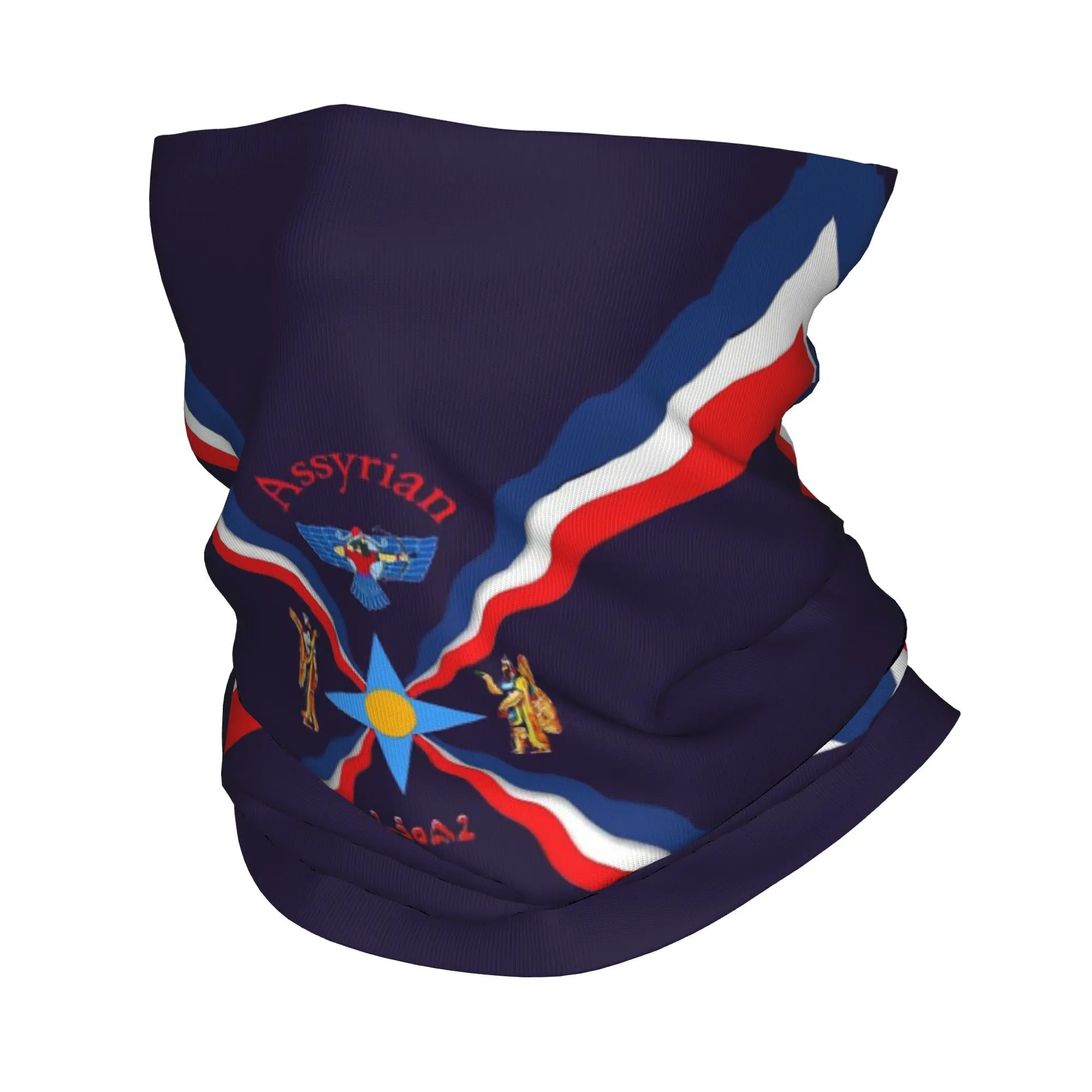 Роскошный ассирийский флаг Suryoyo, бандана, гетры с принтом, шарф, многофункциональная повязка на голову для бега, унисекс, дышащая для взрослых