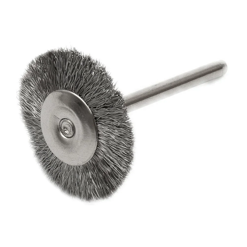 3mm / 0.12inch Diameter Wire Brushes 50* Flat Shape Length 35mm / 1.38inch Rotary Tool Stainless Steel New Useful