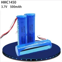 HMC-1450 Li-ion Battery 3-wire Plug 3.7V 500mAh for 70mai Smart Dash Cam Pro , Midrive D02 Replacement Batterie