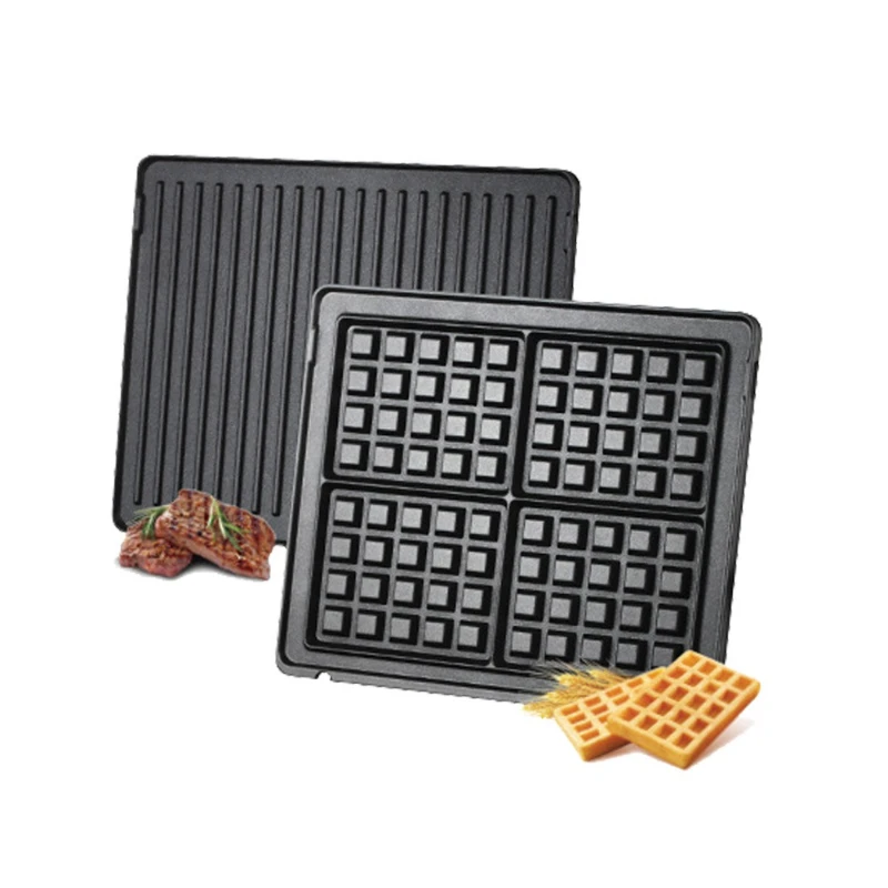 

Household panini machine, sandwich machine, barbecue two-in-one steak machine