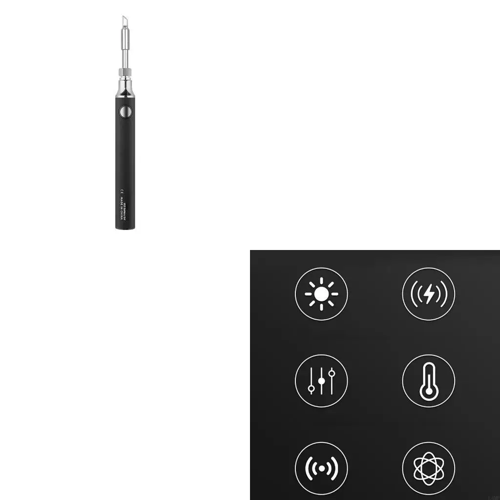 

Portable Wireless Soldering Iron 3 Temperature Adjustment Soldering Iron L4MF