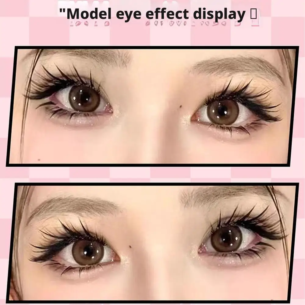 Sztuczne rzęsy Fox Baby Straight Black Naturalne Symulacja Grube Pojedyncze Kępki Przedłużanie Rzęs Narzędzie do Makijażu