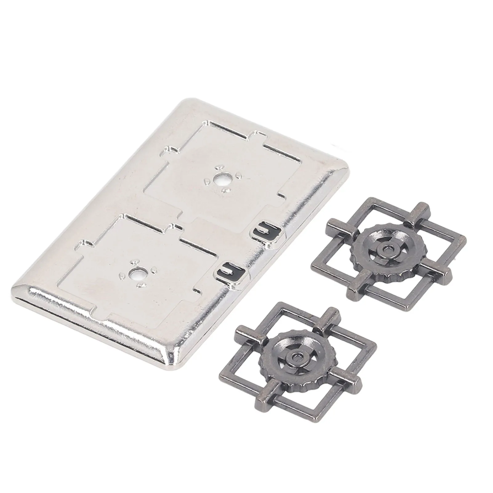 ZK40 3PCS Miniature Stove Model High Simulation Alloy Cook Stove Dollhouse Kitchen Accessory Decorations