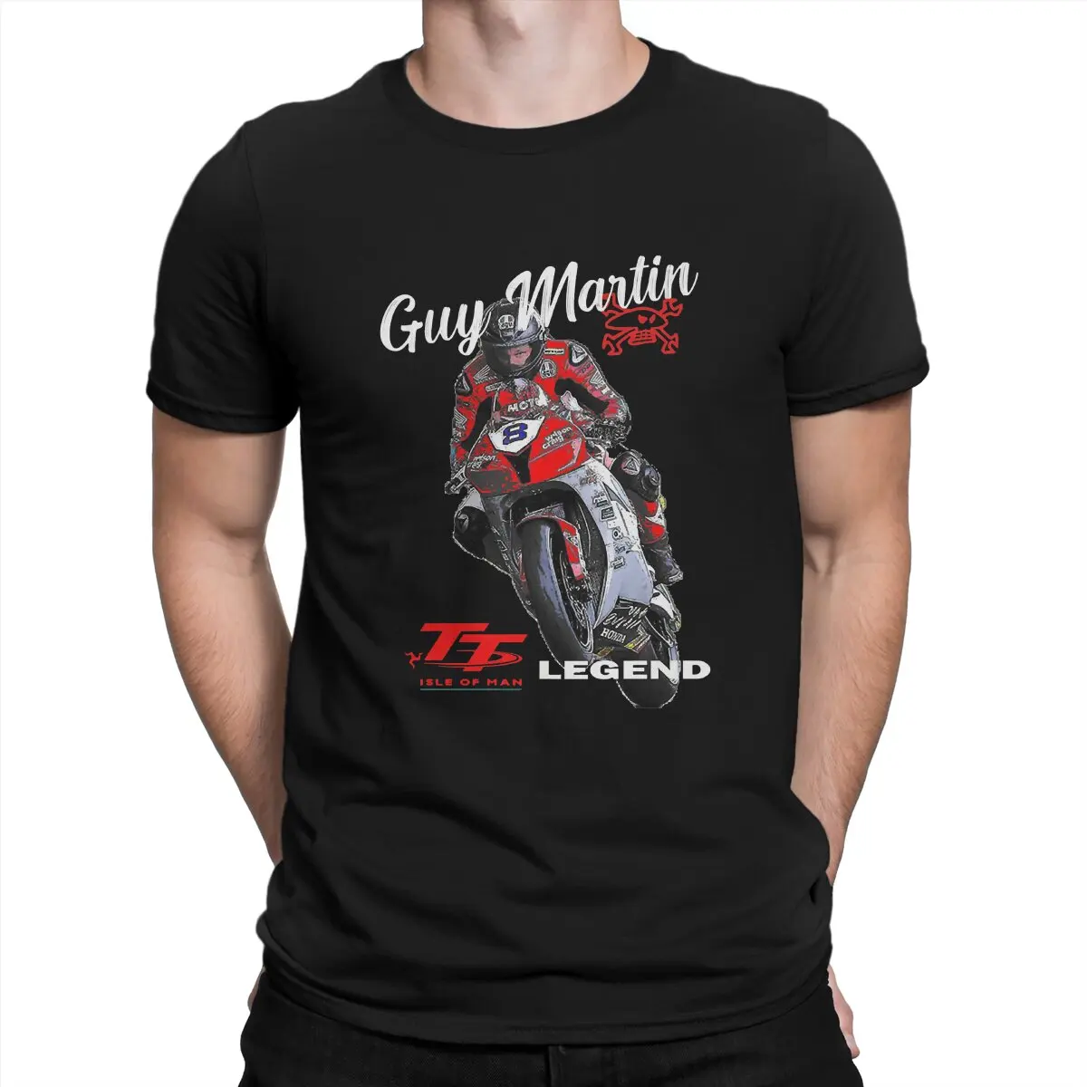 Mann Motorcycle Race Men\'s TShirt Guy Martin Tt Legend Distinctive T Shirt Graphic Sweatshirts New Trend