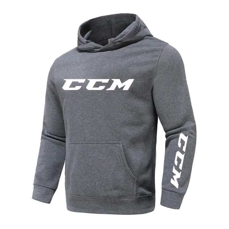 CCM-Sudadera con capucha para hombre, ropa de calle de Hip Hop, jersey con estampado, otoño, 2024