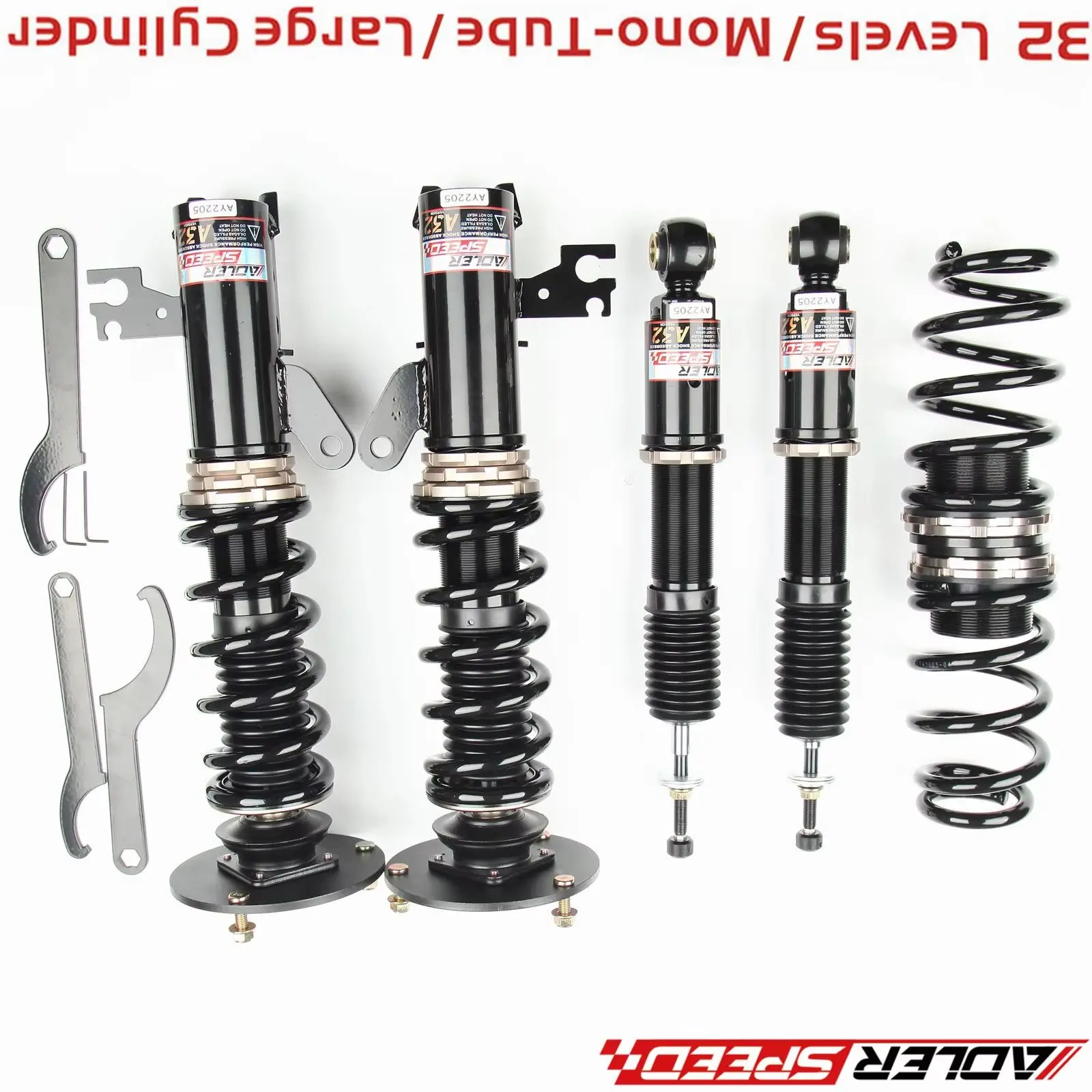 

ADLERSPEED 32 Way Adjustable Damper Coilovers Strut Kit for SAAB 9-3 Sedan Kombi 2003-2013