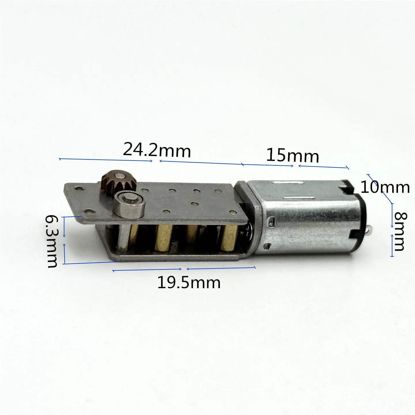 Mini M20 Metal Gearbox Gear Motor DC 3V-5V 15rpm Slow Speed Engine DIY 3D Printing Pinter Pen