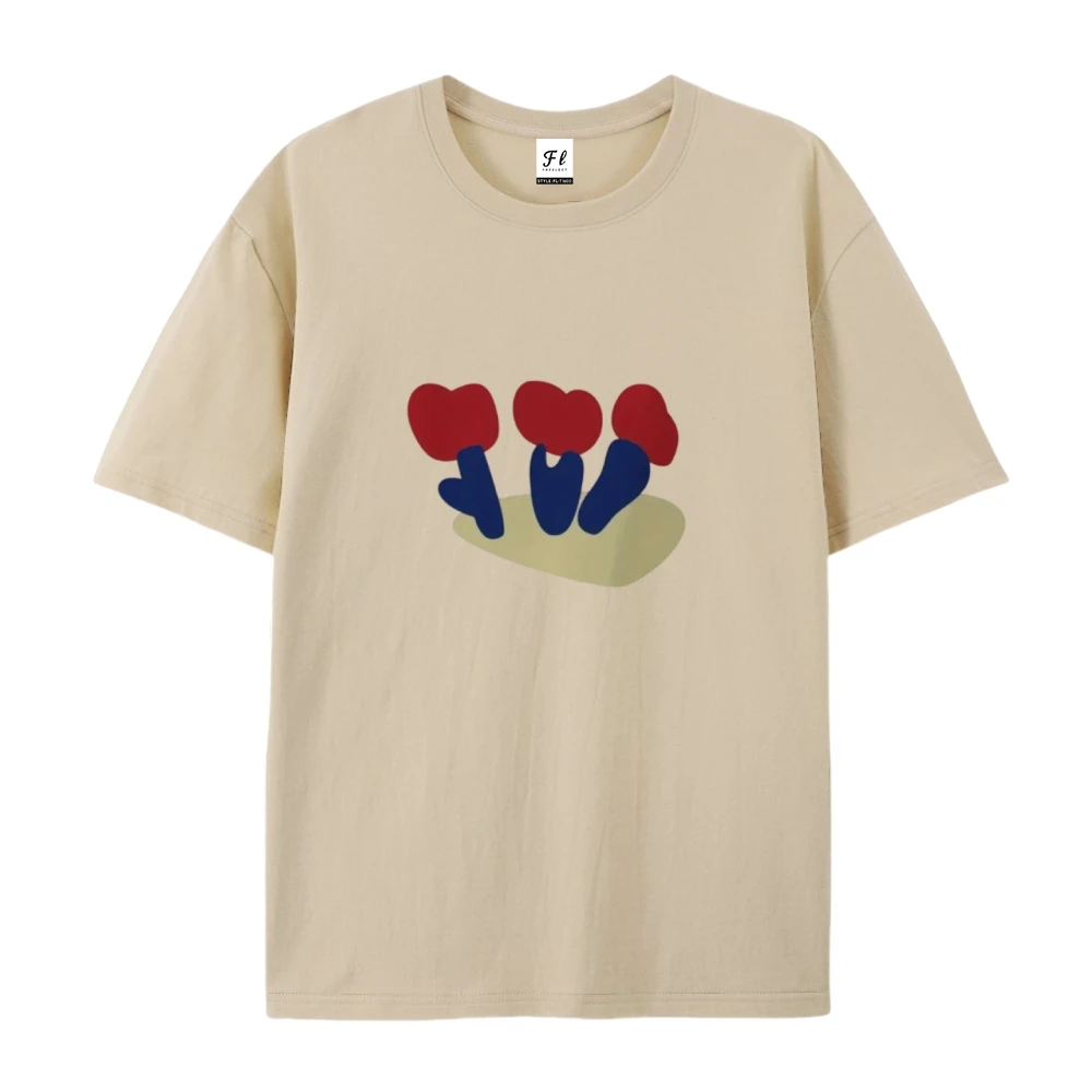 Easy To Wear Clothes Woman Pure Cotton T - Shirt Fits Daily Leisure And Relaxation With Simple And Comfortable Version Design