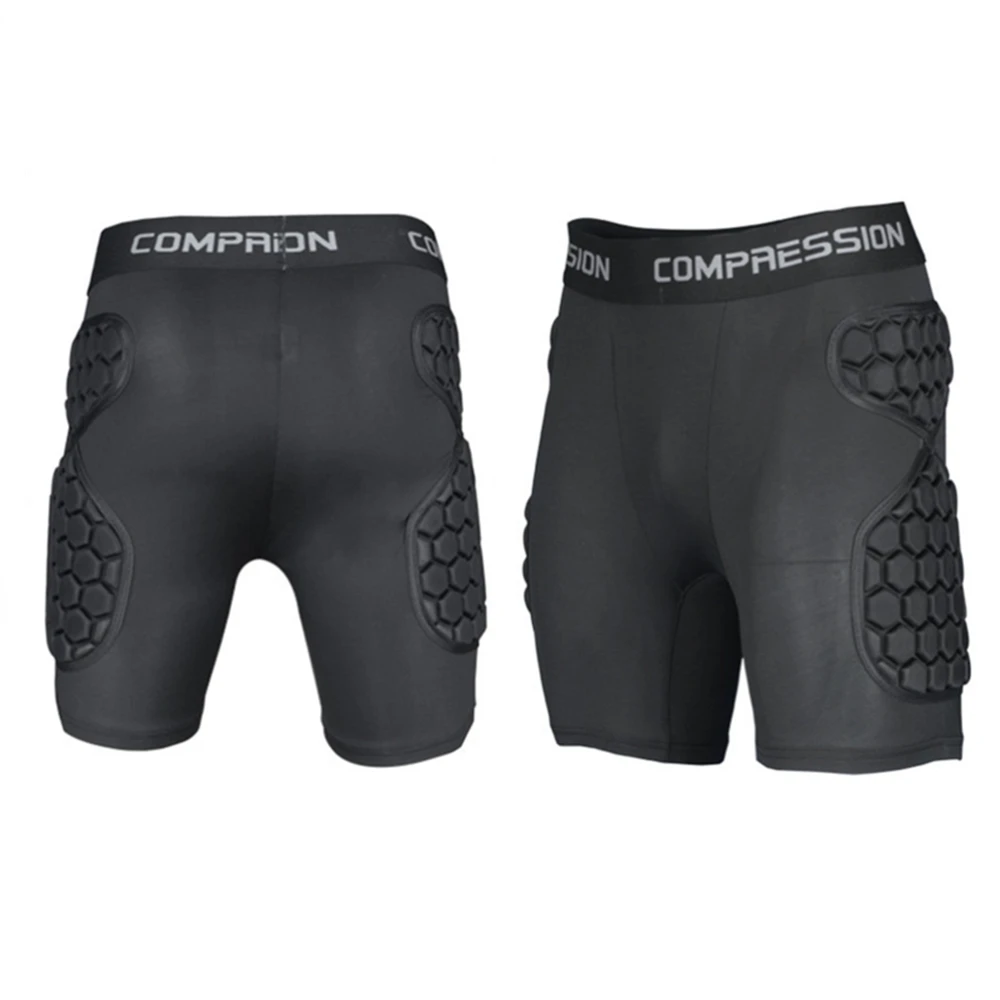 الرجال كرة القدم الأمريكية السراويل كرة القدم التدريب بانت حارس المرمى مجموعات رياضية إيفا الإسفنج حارس المرمى حارس المرمى السراويل الركبة وسادة حماية #6