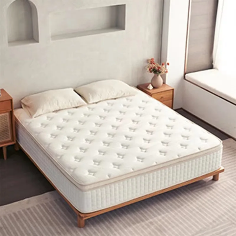 Vacuum Compressed Euro Top Pocket Spring Bed Roll Up Bed Hypo-allergenic Mattress Luxury King Queen Mattress in A Box