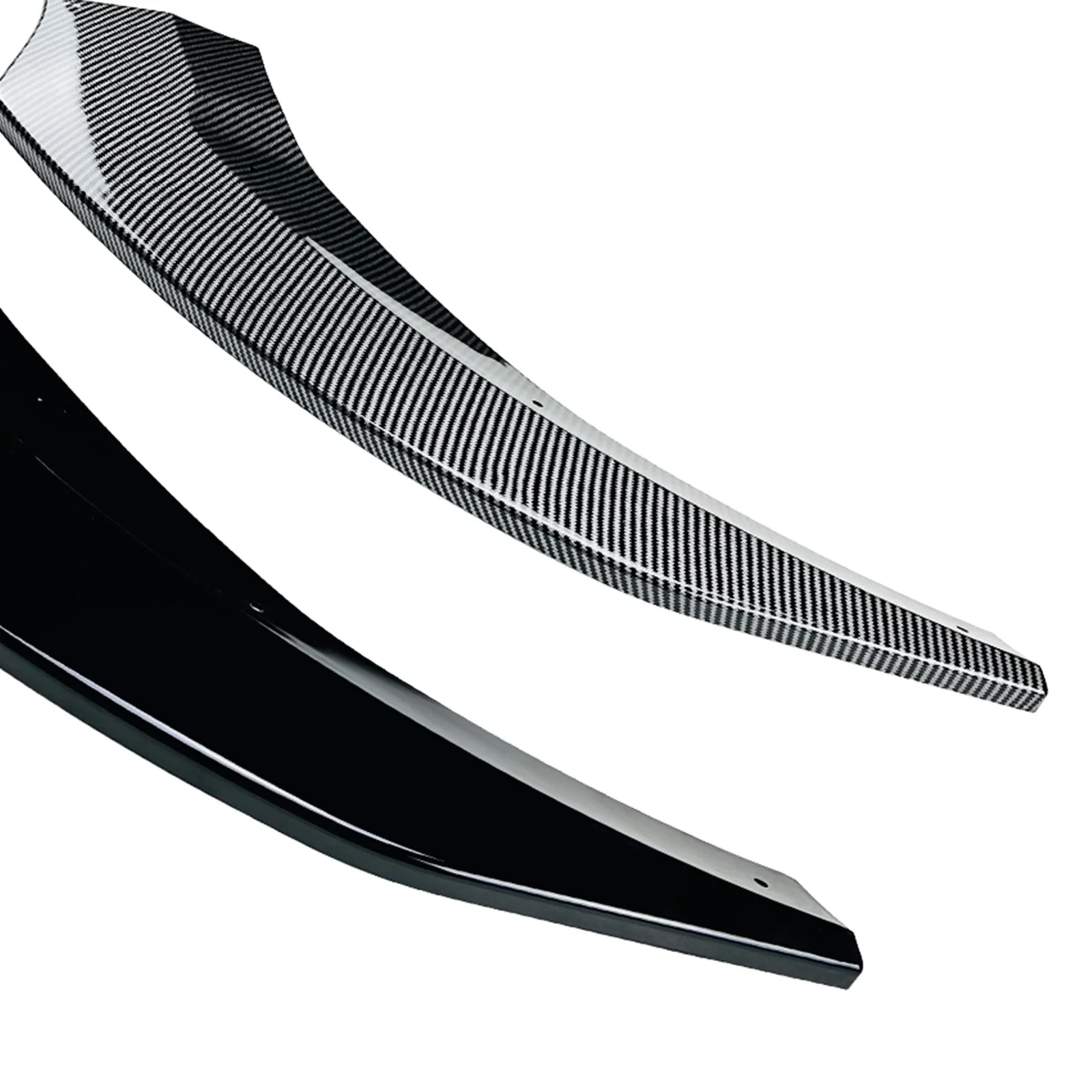 Olangdn Paraurti Anteriore Spoiler Labbro Per Mercedes Benz Classe A W176 2016-2018 Modelli Base In Fibra di Carbonio Look/Gloss Nero Inferiore Splitt
