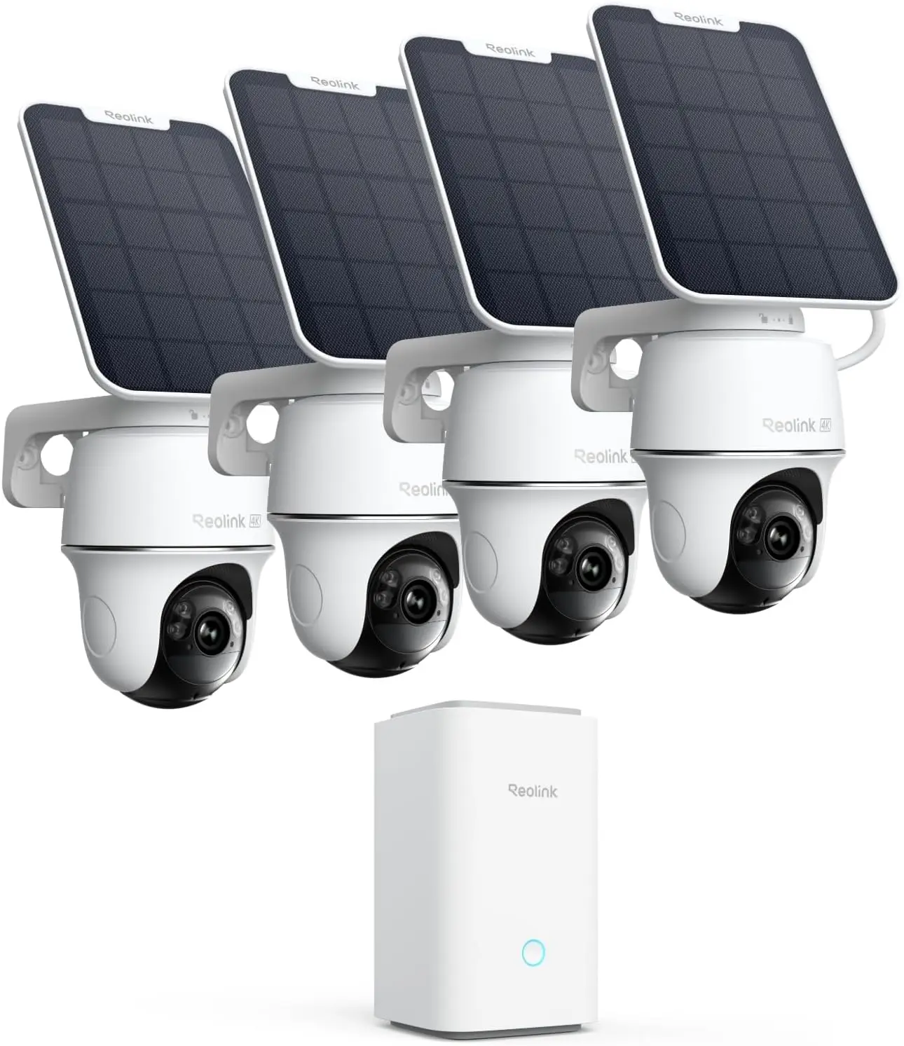 

4K Solar Security Camera Outdoor, Encrypted Local Storage, 360° Pan Tilt, Smart Detection, No Monthly Fee