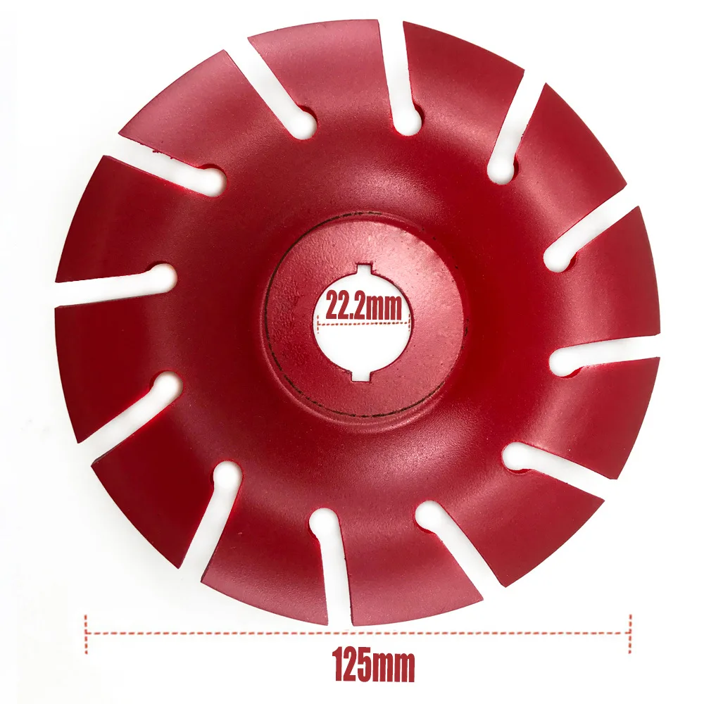 95-125 مللي متر زاوية طحن عجلة الخارجية تشكيل سكين أداة القطع المستخدمة لآلة طحن زاوية الخشب تلميع نحت لتقوم بها بنفسك أداة #4