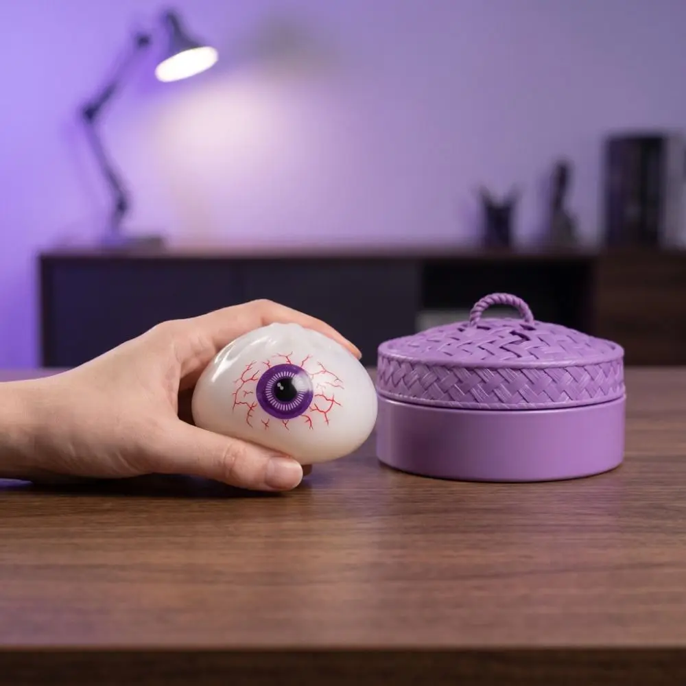 Jouet Squishy Halloween Slow Resilience en forme de boulettes, avec fonction vapeur, doux, anti-stress, à presser et à pincer