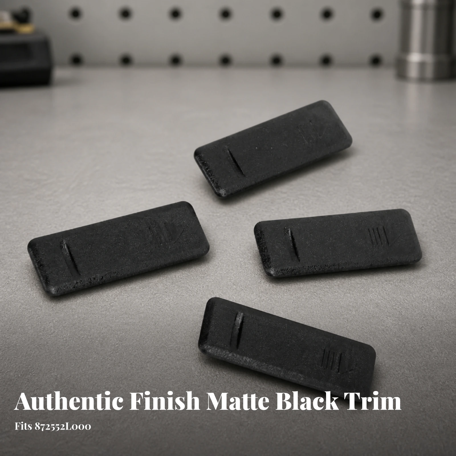 4 Pieces Roof Moulding Clip Cover Direct Replacement Roof Trim Cover Car Part Heat Resistant Hardware High Strength