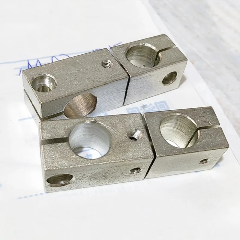 360° Rotating Aluminum Alloy Fixed Clamp - Adjustable Angle, Dual Diameter, Industrial-Grade RDM Material for Secure Fixing