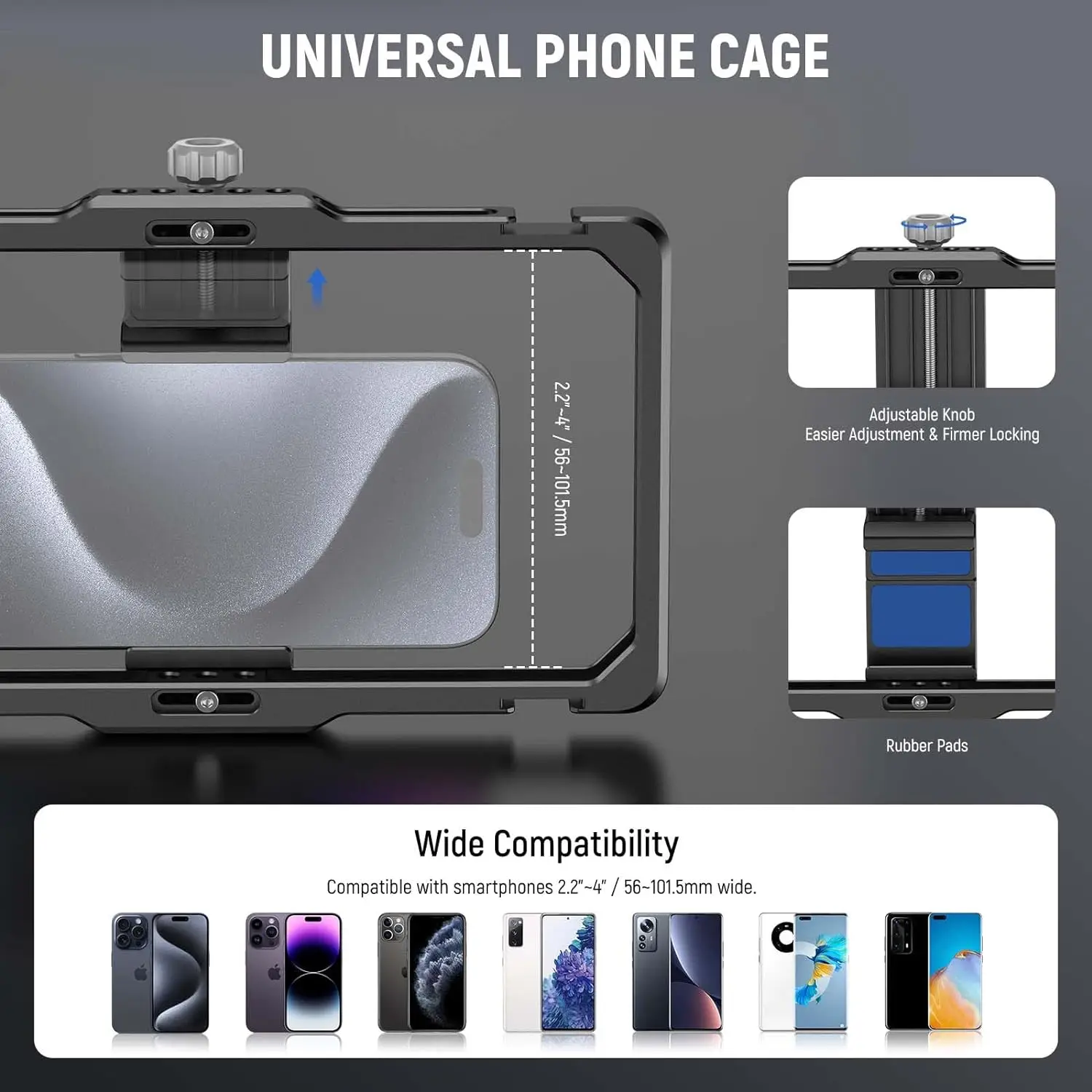 NEEWER PA009S Smartphone Video Rig with Neck Strap