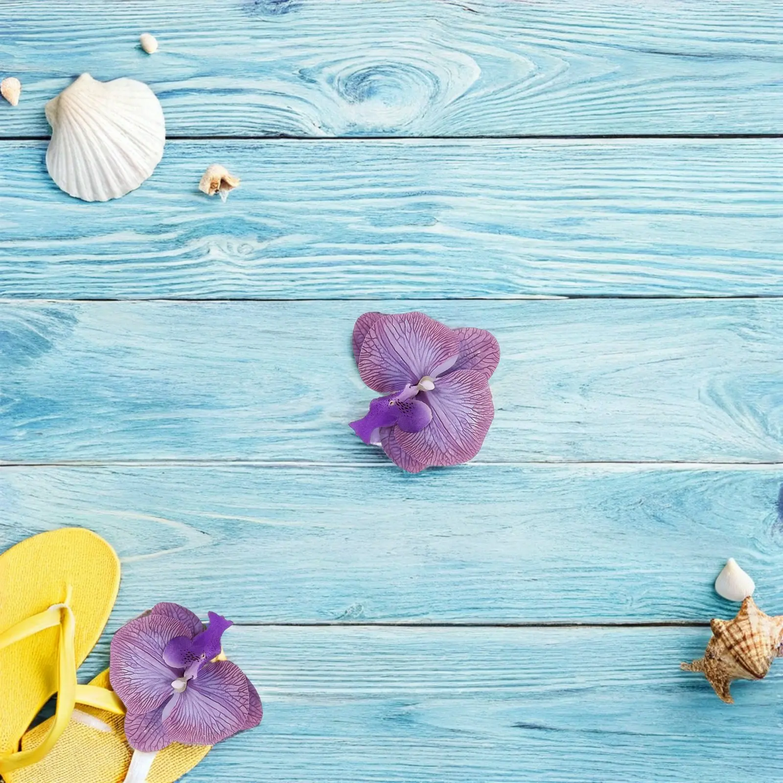 

2 пары элегантных клипсов для обуви в виде орхидей-бабочек, съемные цветочные украшения для летних сандалий, аксессуары для пляжа, свадьбы, вечеринки