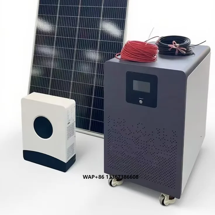 Complete Off-grid Solar Solution LiFePO4 Batteries Solar Panels Included Ideal for Remote Sites Outdoor Operations with Stable