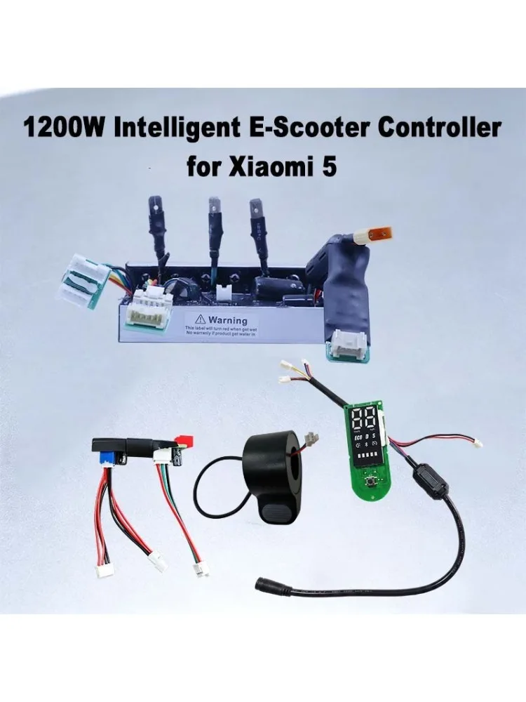 1200W Intelligentes Scooter-Controller-Set für Xiaomi 5 24V-63V 7A-25A Bluetooth Gsic Scooter APP-Steuerung Geschwindigkeit bis zu 55km/h