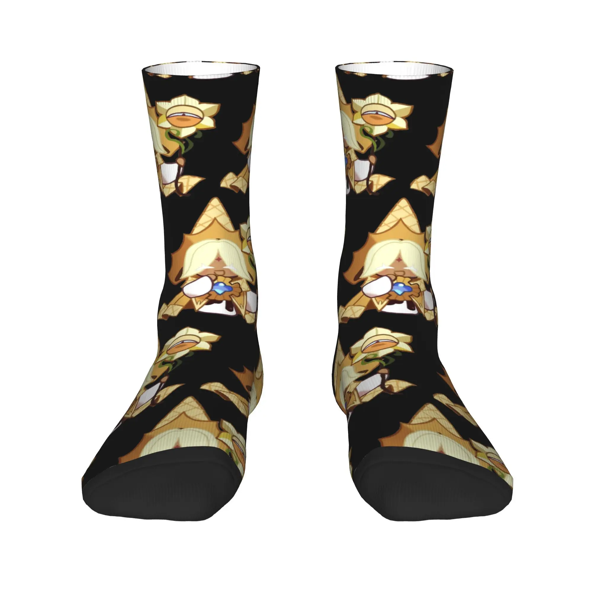 Adults Men Socks Pure Vanilla Cookie  Stockings Winter Korean High Quality Socks Graphic Climbing Anti Slip Socks