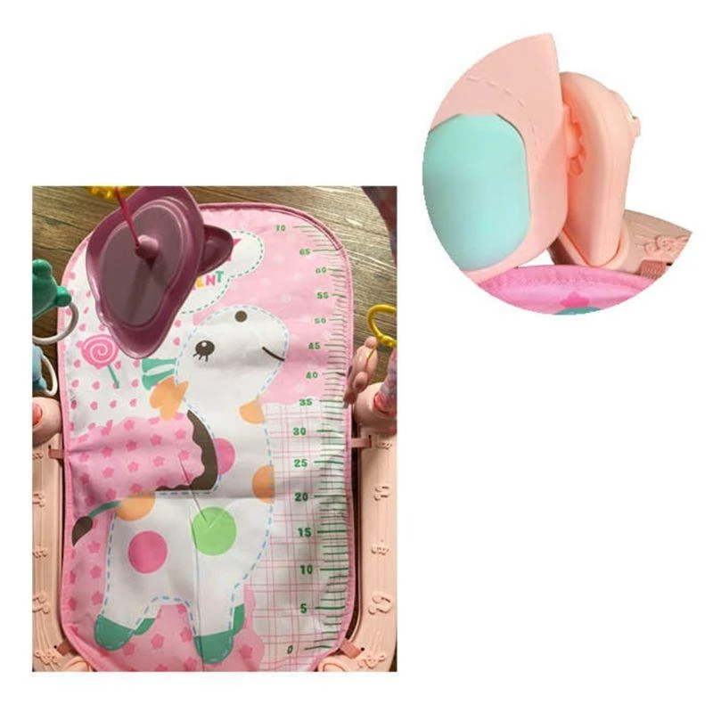 ベビージムフレームペンダントフィットネスラックプラスチックぶら下げなだめ快適なだめるおもちゃ 15UB