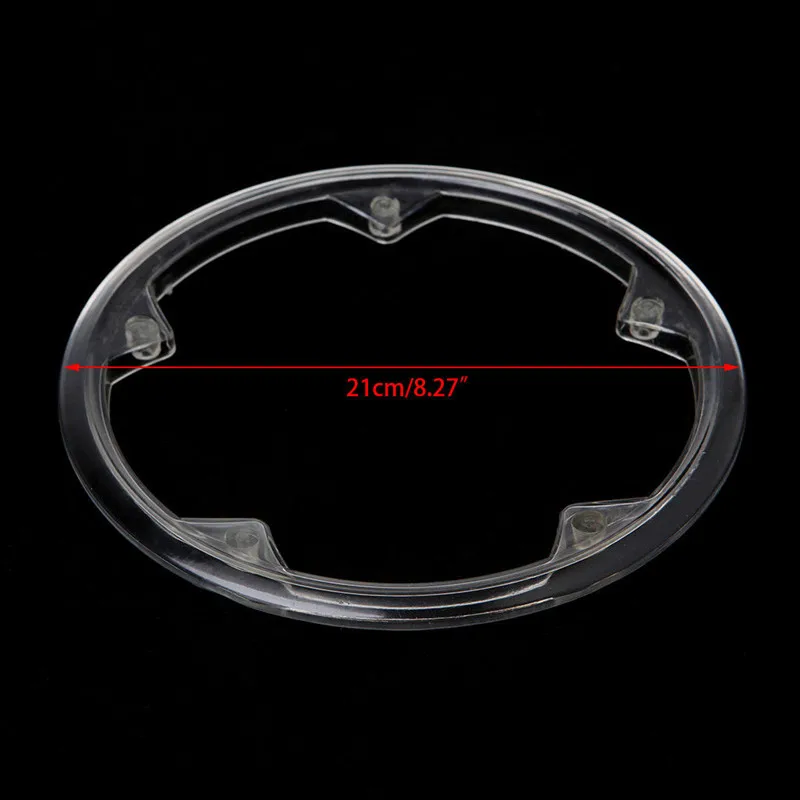 

21cm Chain Wheel Crankset Cap Protect Crankset Cap Cover Guard Plastic Clear ABS High quality 5-Holes Durable MTB