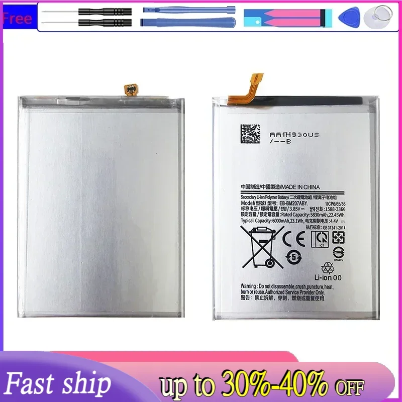 

EB-BG580ABU EB-BM207ABY EB-BM317ABY Аккумулятор для Samsung M20 M30 M205F M31S M30s SM-M3070 M3070 M21 M31 M215 Bateria