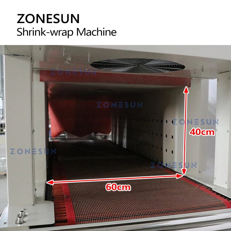 ZONESUN Automatic Shrink Wrap Machine Beverages Bottle Wraping Cutting Shrinking Tunnel Drinks Product Packaging ZS-SPL4