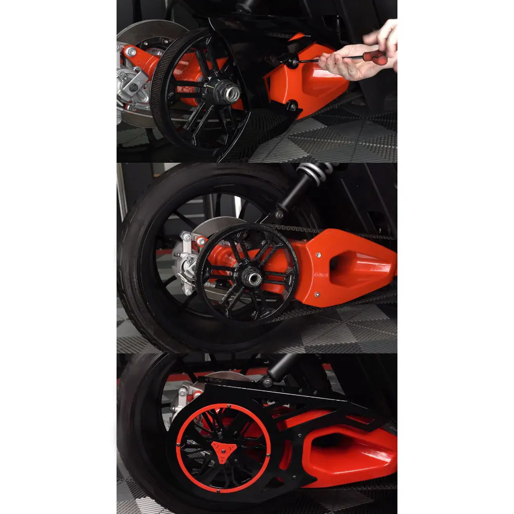 Motorcycle Fan Cover Engine Cover Rear Wheel Belt Cover Suitable For Polaris For Slingshots 2020-2023
