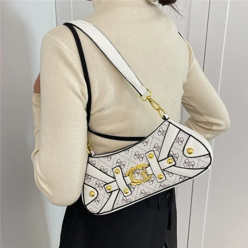 Casual Elegant Diaper Bag For Ladies Leather Handbag Crossbody Vintage Classic Unique Stylish Simple High End Trendy Tote - view 4